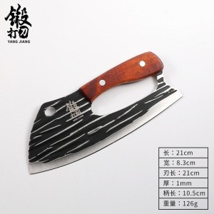 Cuchillo de corte de mano de obra mayorista de fábrica cuchillo de cocina doméstico super afilado spot agente nuevo mango de madera de acero inoxidable para cortar verduras