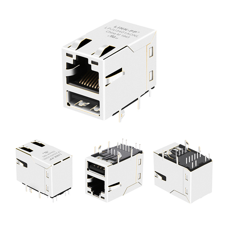 ARJ-232厂家直销RJ45工业金属插头以太网连接器RJ45座子网络接口