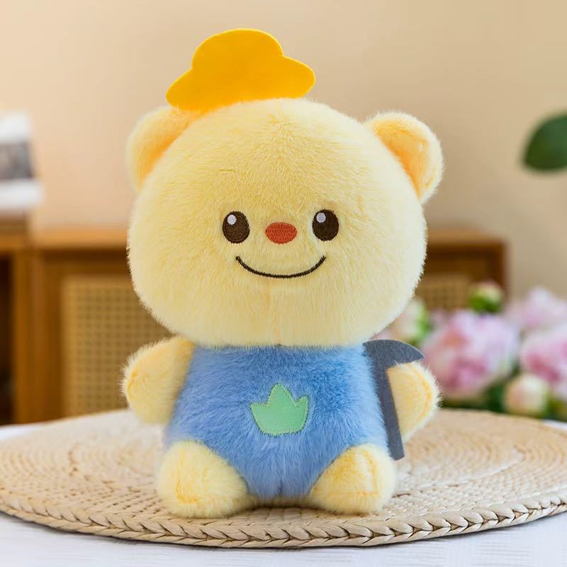 Muñecos de peluche para máquinas de garra de 8 pulgadas, tamaño pequeño para bodas y regalos creativos, venta al por mayor de fábrica.
