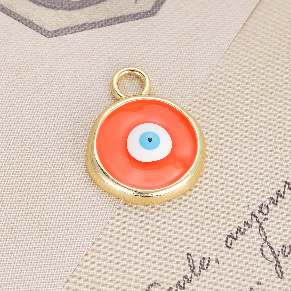 Women's Gender Polished Finish 1 Piece Copper Devil's Eye Polished Pendant