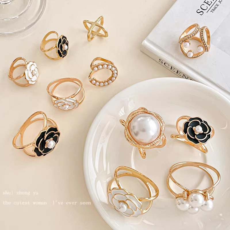 De alta calidad de La Perla de la bufanda de hebilla de la bufanda cuadrada Universal hebilla de cinturón de nudo hebilla accesorios mujer 2023 Nueva broche