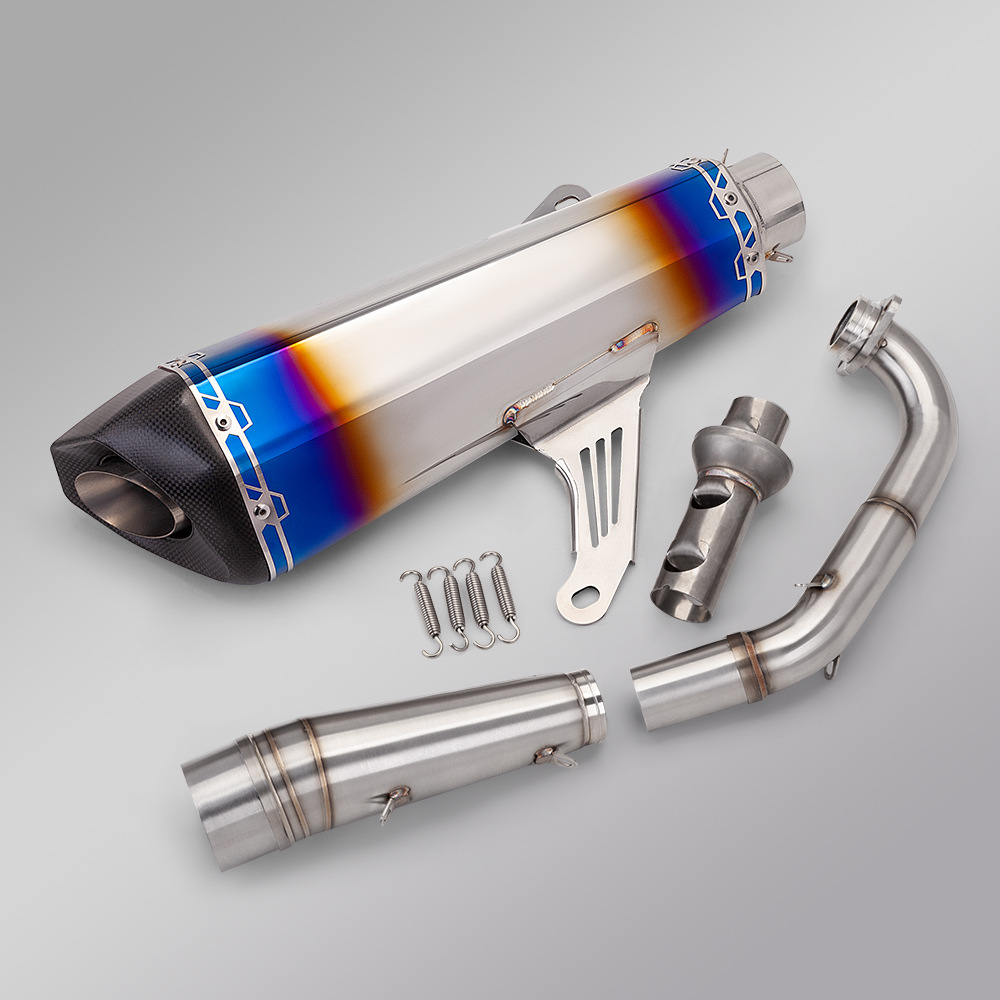 Motorcycle Motorcycle Modification Suitable for Scooter Xmax300 Front Exhaust Pipe Tail Section 2017-2024
