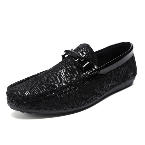 European Men's Shoes  Spring New Beanie Shoes Men's Low-cut Slip-on Breathable Lazy Shoes One-Piece Loafers