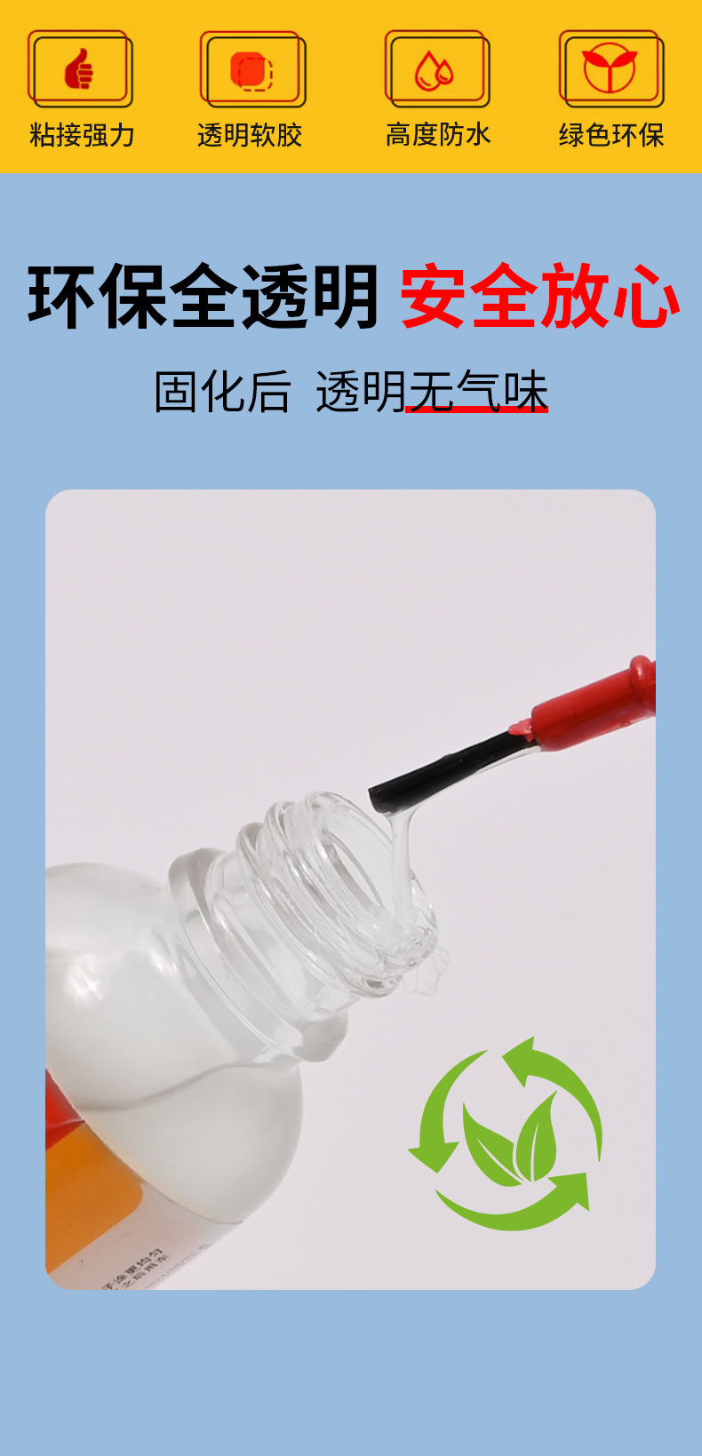 Car Interior Adhesive Glue, Soft Glue for Sticking Dashboard, Seat Cushions, Genuine Leather, and Special Repair Glue for Repairing Peeling Leather
