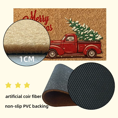 floor mat, coconut palm cotton thread, Avtomobil döşəmə paspasları