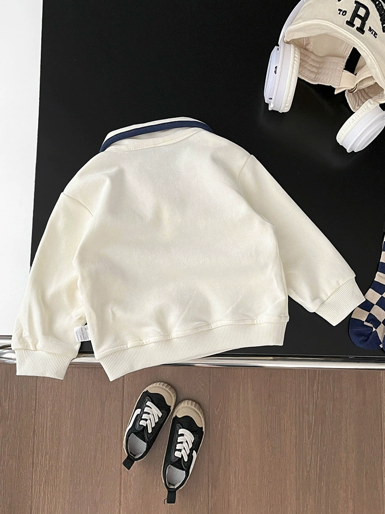 Children's spring sweatshirt, long-sleeve for men and women girl's, western style
