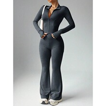 B 41695 Zipper Nude Feel Yoga Set �����٤��װ �羳ŷ��
