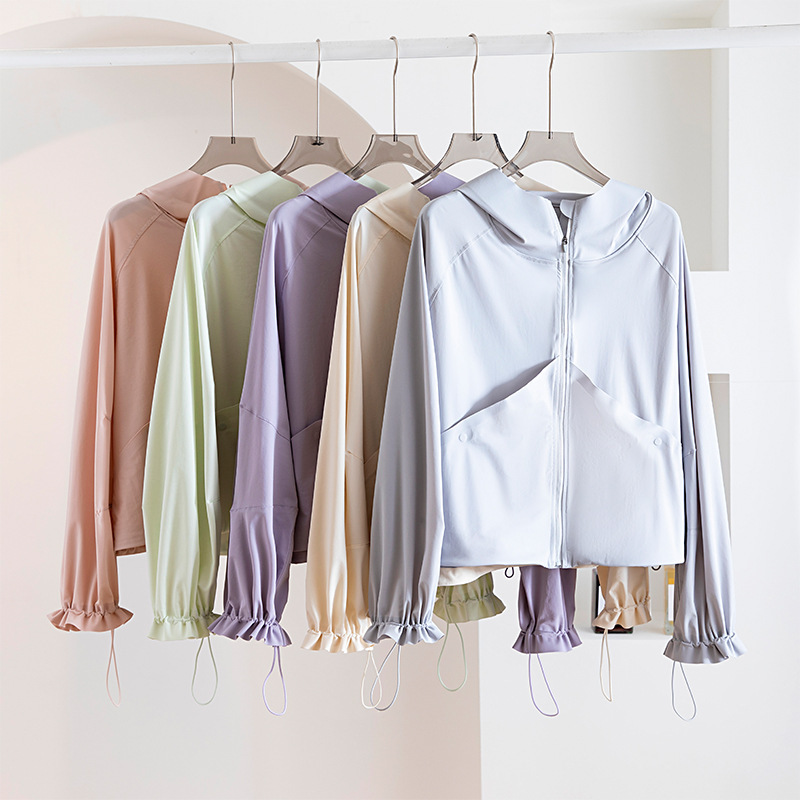 Nueva ropa de protección solar de alta calidad sin marcas confortable de verano para mujeres transpiración deportiva al aire libre anti-UV sombra solar