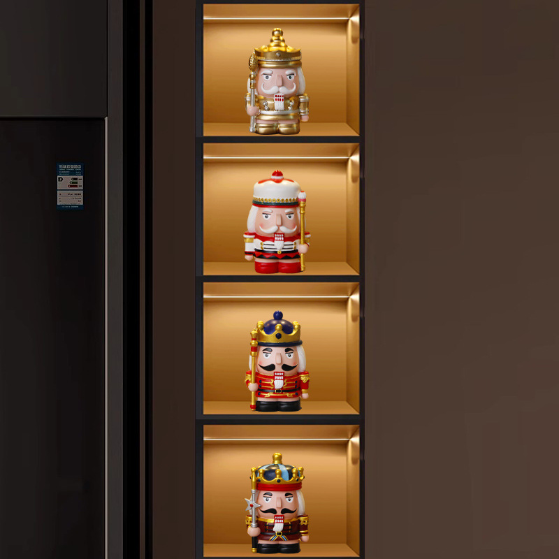 Cascanueces marionetas soldados británicos almacenar dinero extraíble decoración de la habitación de los niños decoración del dormitorio