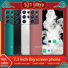 跨境手机S21Ultra (2+16)7.3寸热销大屏智能手机厂家wish跨境电商