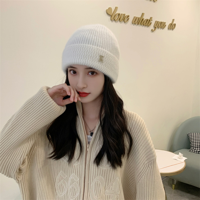 Mujeres Básico Estilo Simple Letra Sin Alero Gorro De Lana display picture 15