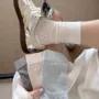 无骨春夏镂空透气堆堆袜