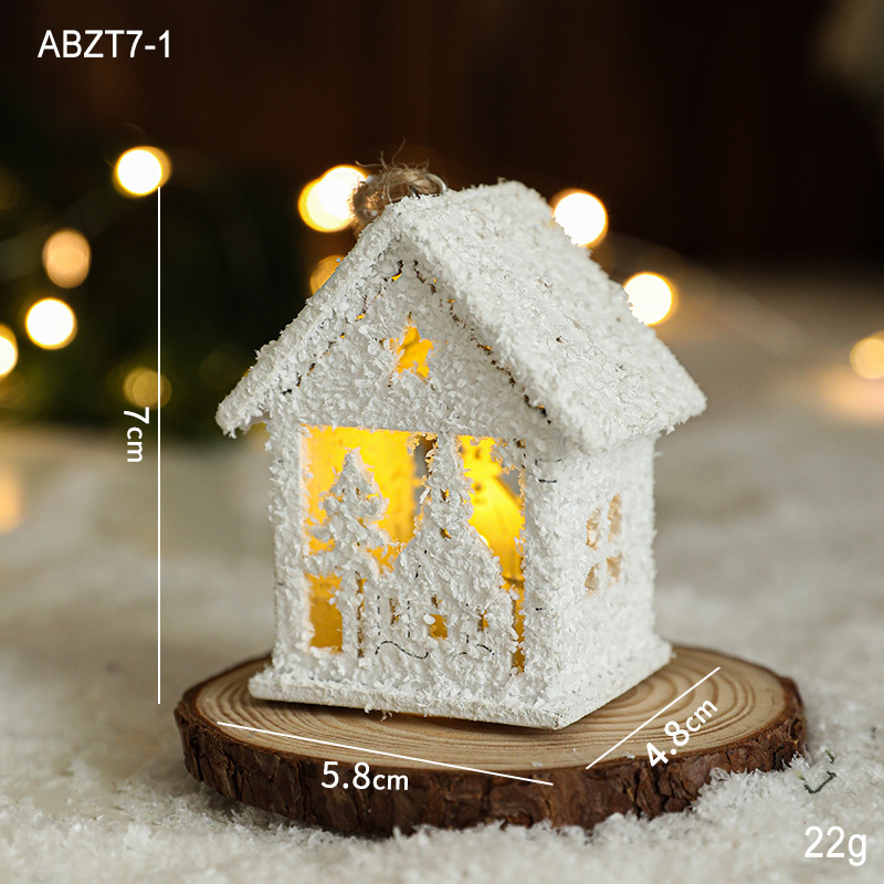 Hong Kong Heng decoración de Navidad escritorio LED blanco casa decoración árbol de Navidad colgante decoración diseño creativo