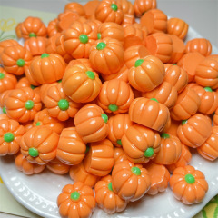 Diyクリームペースト模造野菜かぼちゃ花菜髪飾りヘアークリップ手作りストラップ樹脂アクセサリー