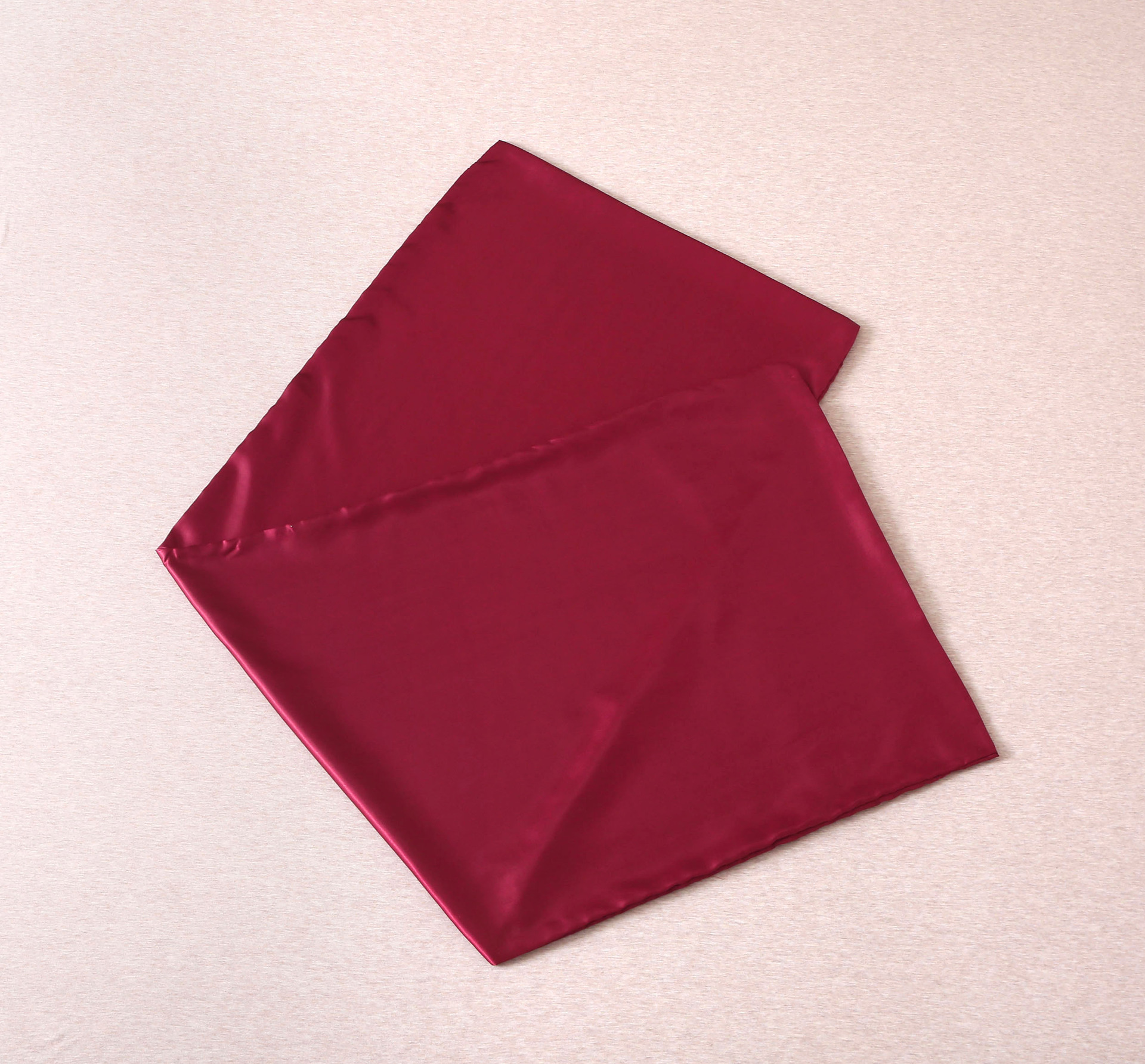 Satin Pillowcase Silk Effect Solid Colour Bedding Pillow Case_voghion.com