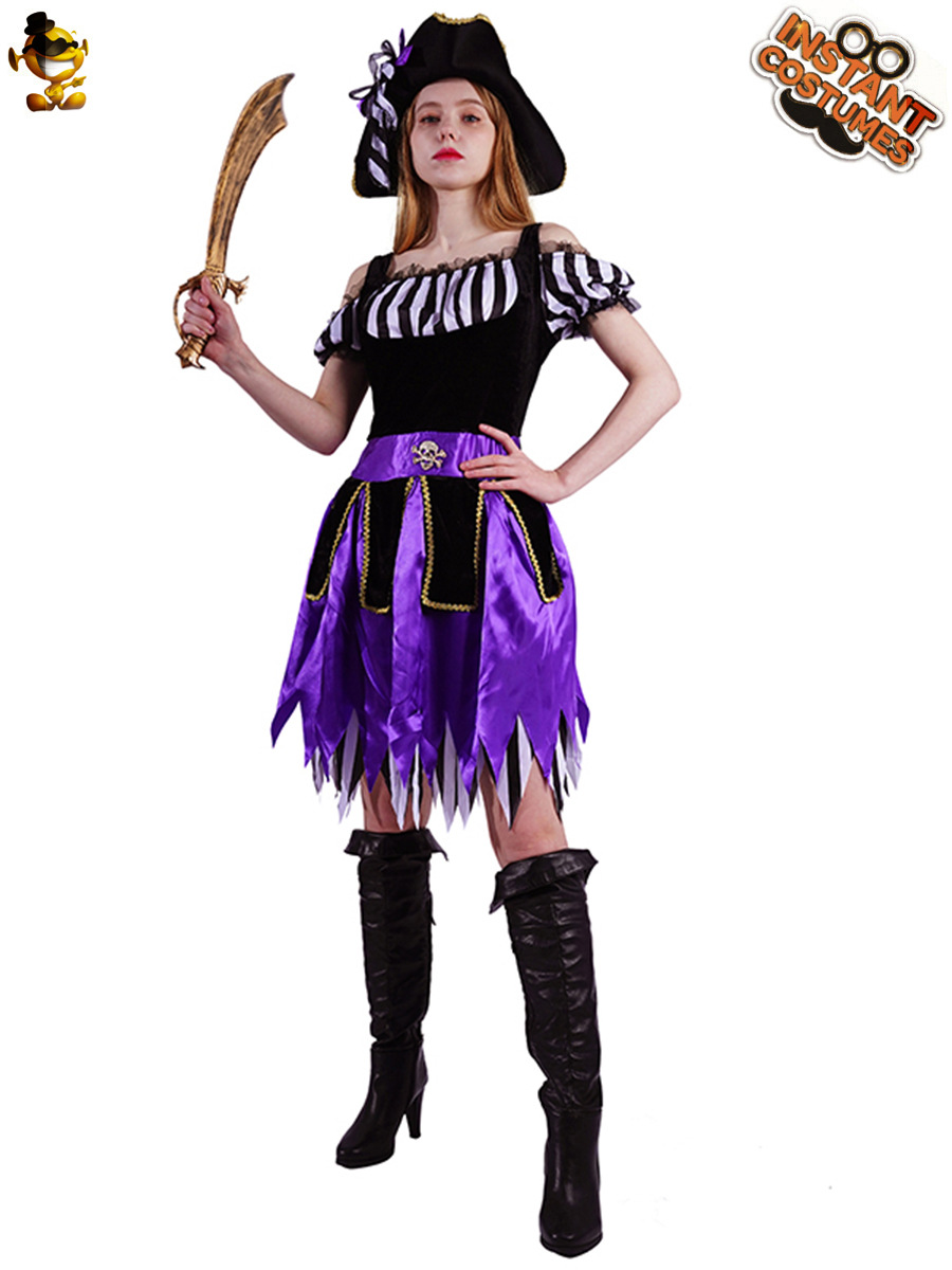 Transfronteriza de Halloween adulto hombres y mujeres pareja película pirata juego de rol etapa traje de rendimiento COSPLAY