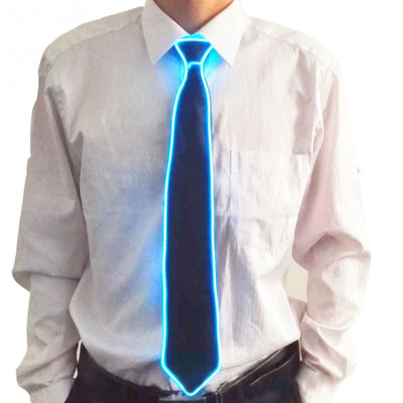 LED luminosa corbata de lazo EL Luz Fría accesorios corbata estilo Coreano profesional novio Británico de la boda accesorios de ropa de moda