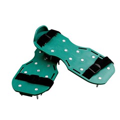 庭の草土壌ほぐし 4.5 センチメートル芝生スパイク芝生インフレータブル土壌ほぐし靴セルフレベリングエポキシガーデンツール