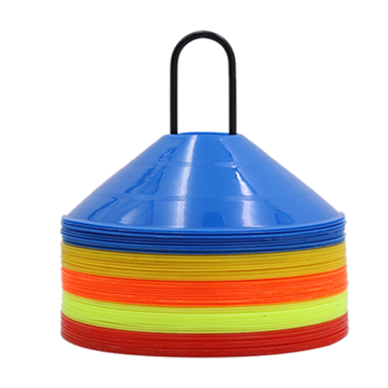 Logo Plate Football Training Equipment Logo Plate Obstacle Ball Holder Logo Plate Physical Agile Ice Cream Tube Roller Sliding Pile