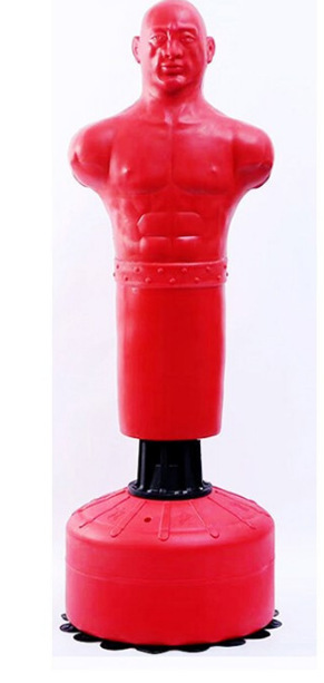 Muñeco de boxeo de goma transfronteriza, bolsa de arena de silicona, entrenamiento profesional, dumbbell doméstico, muñeco vertical