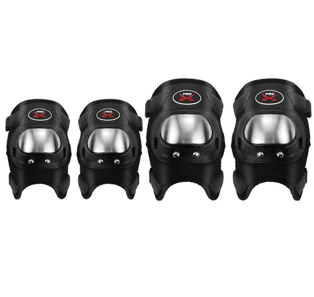 PRO X equipo de protección de carreras de motocicletas rodillera codo almohadilla de acero inoxidable de cuatro piezas montar Caballero resistente a las caídas equipo de protección fuera de la carretera