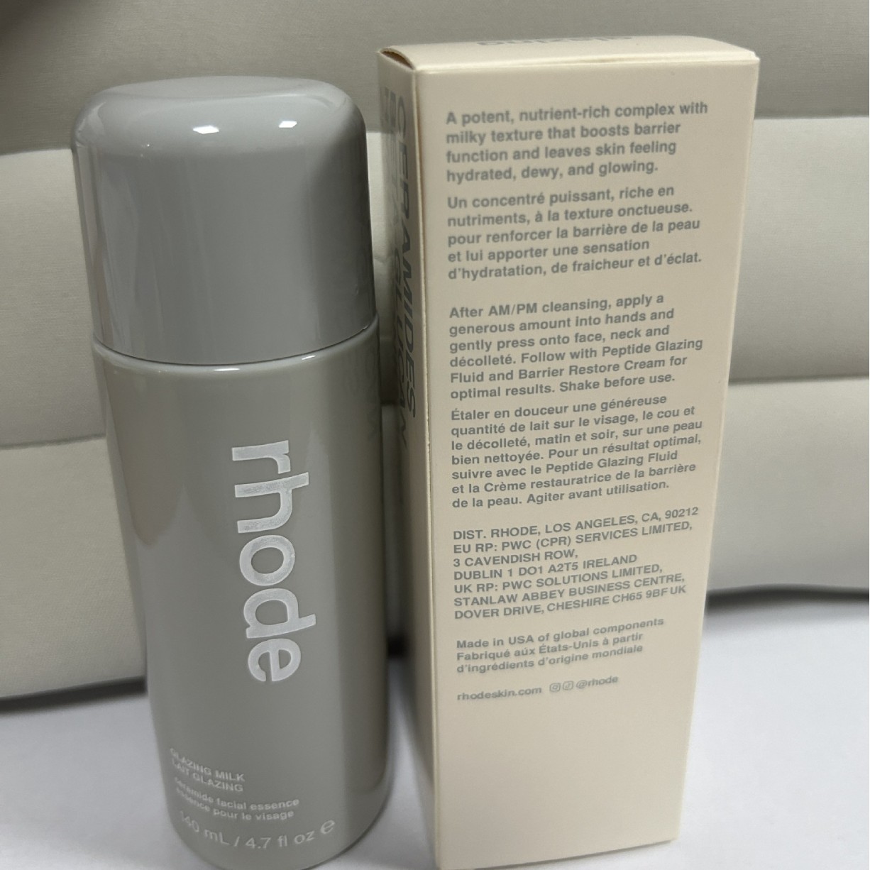 Cross-border Rhode Hailey Facial Cleanser, crema facial, lo mismo que la esencia de leche, desmaquillaje, limpieza facial, cuidado de la piel 2 - en - 1