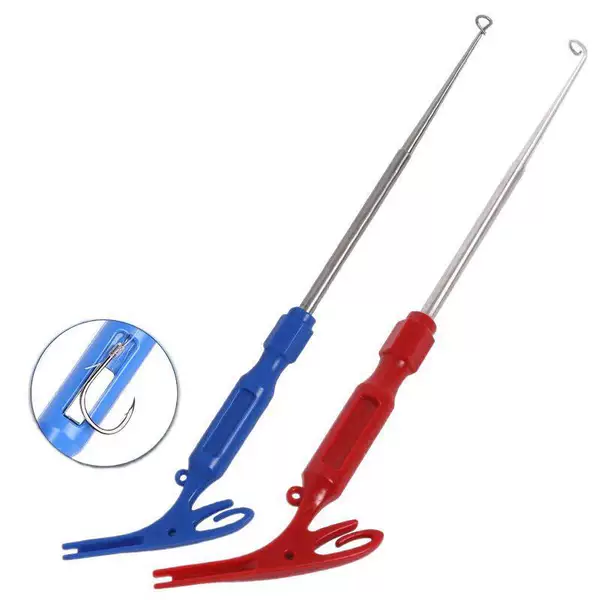 Multifunctional hook remover, deep throat hook remover, blind hook remover, quick knotting tool, practical manual knotting tool