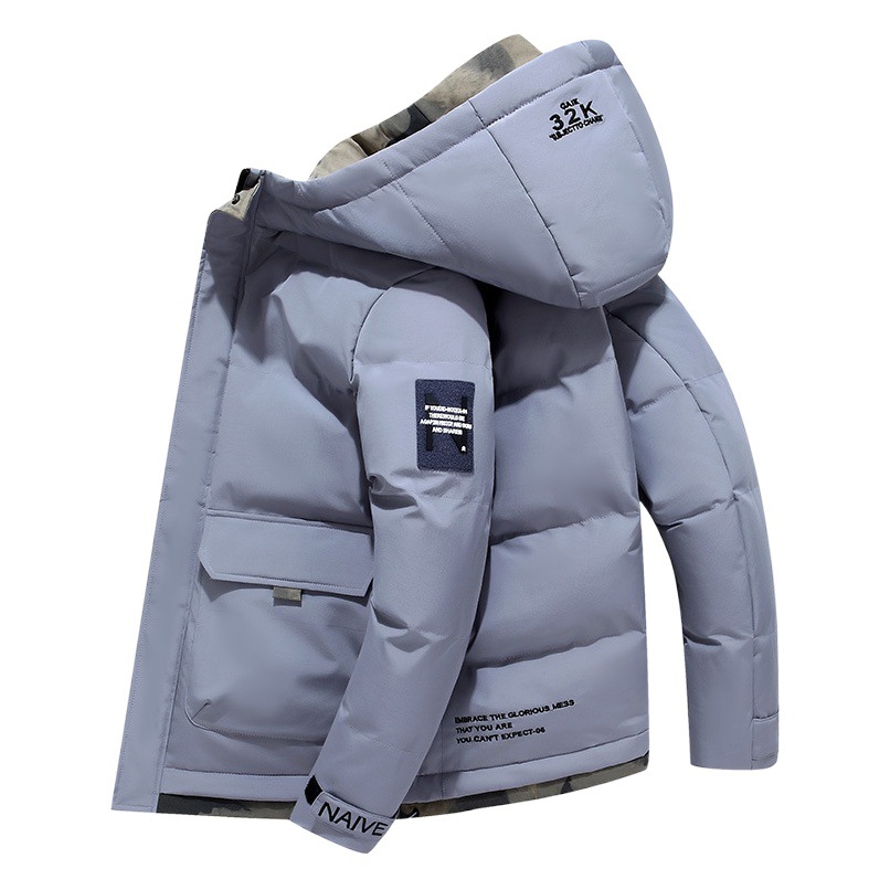 Chaqueta acolchada de algodón para hombres nuevos transfronterizos abrigo de algodón acolchado engrosado corto otoño e invierno comercio exterior chaqueta acolchada de algodón ropa de marca de moda coreana