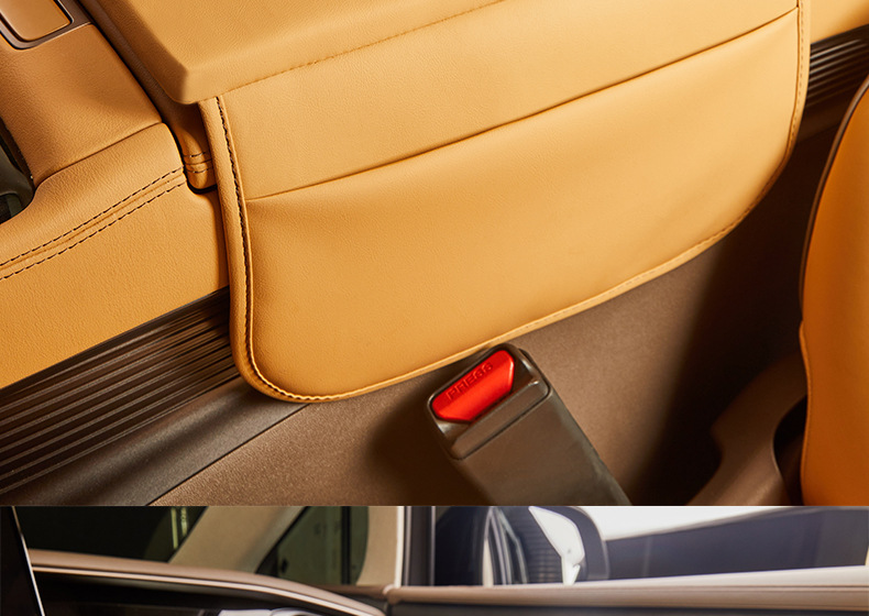 Denza D9 Central Control Armrest Box Leather Cover Denza Special Car Interior Modification Protection Skin-Feel Leather Booster Pad Cover