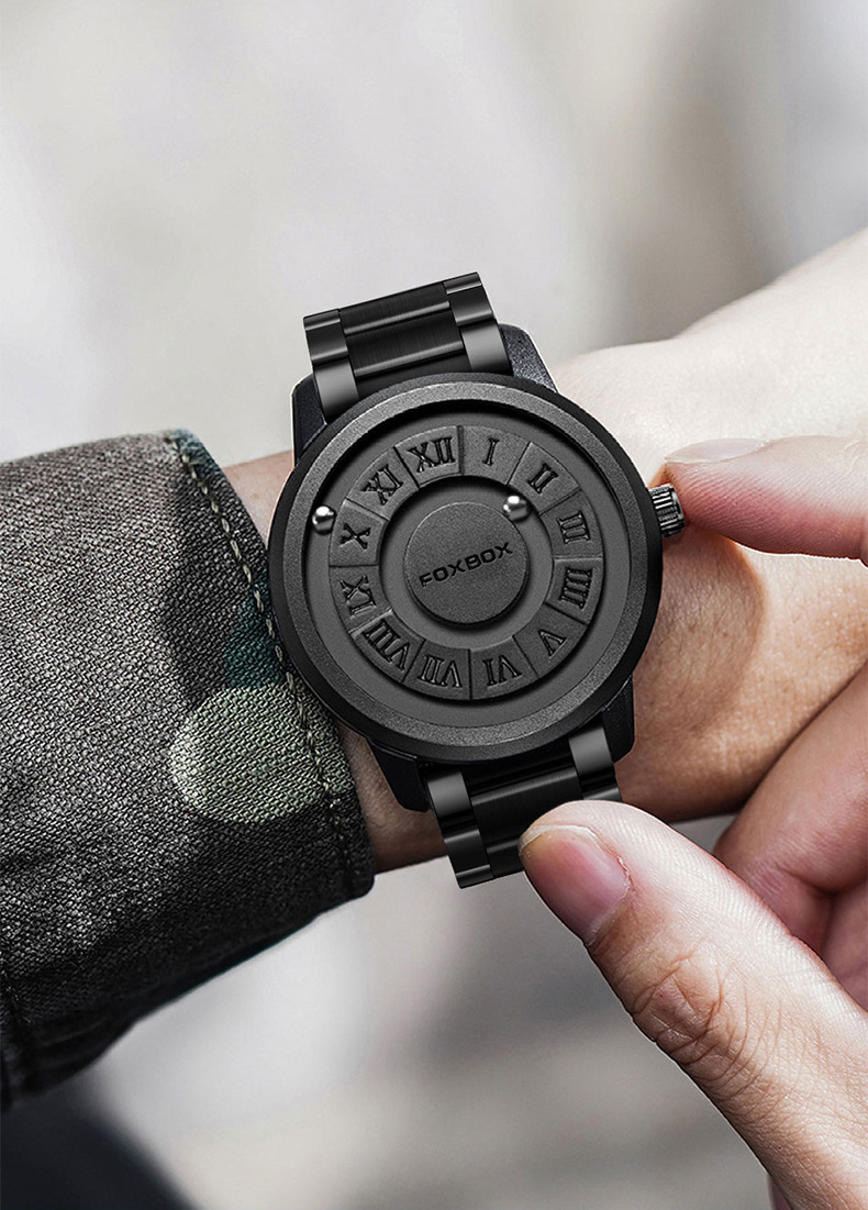 Magnetic Levitation Quartz Watch For Men Personalized Concept_voghion.com