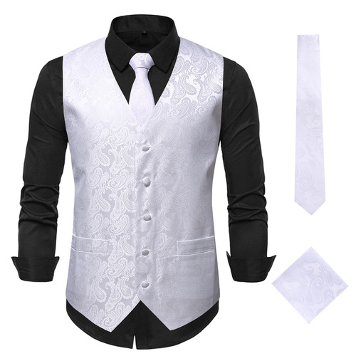 New Fashion Sunflower Backless Vest for Men - Amazon Embroidered Puffer Vest - EU Size Jacket LM01