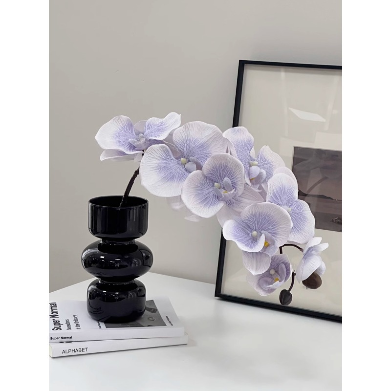 Orquídeas biónicas flores falsas flores decoración floral de lujo ligera flor flor floral floral arreglos floral decoración de la sala de estar ramo de flores