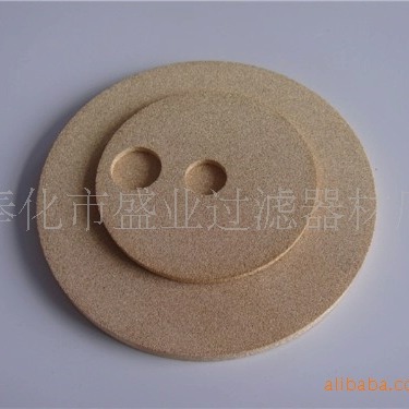各种尺寸粉末铜滤芯 黄铜滤芯片
