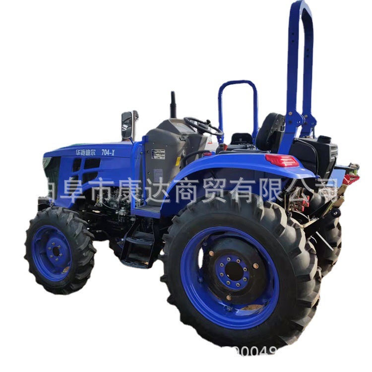 32马力单缸小四轮拖拉机 农用犁地旋耕机 自带后输出耕地机