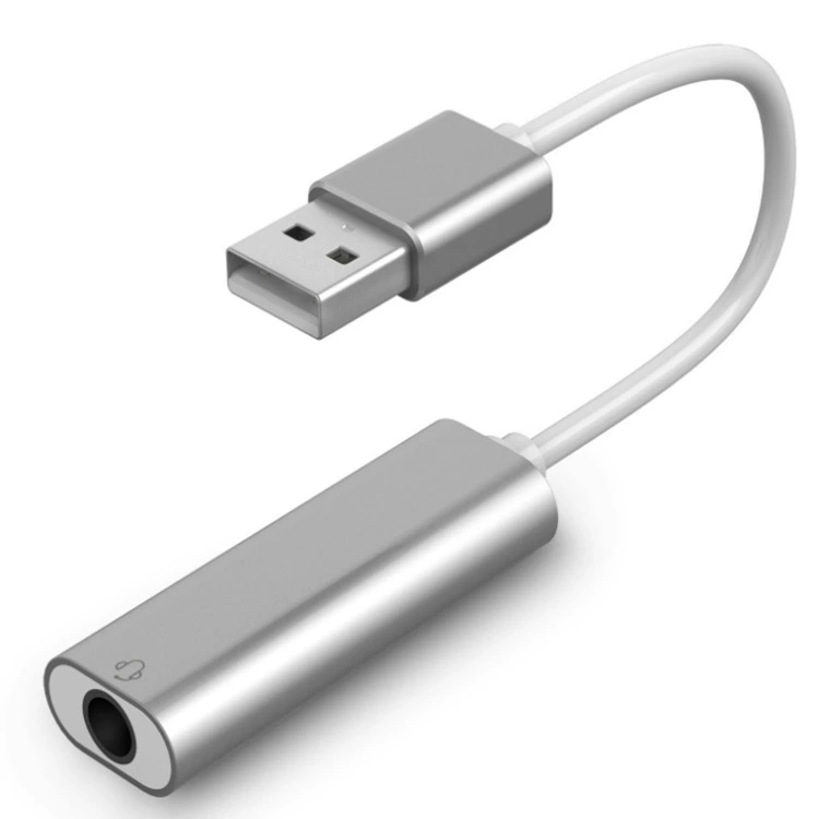USB в 3,5 мм аудио конвертер внешний диск-бесплатный аудио конвертер Независимая Аудио Звуковая карта для живой игры
