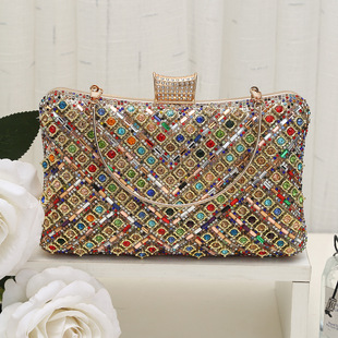 Cross-border High-value Evening Bag Daily Casual Colorful Clutch Bag Multifunctional Daffy Bag Shoulder Crossbody Bag