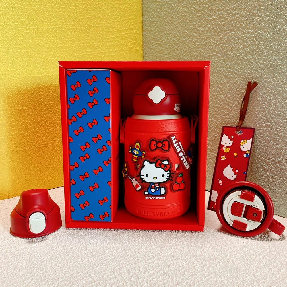 Кружка-медвежонок KT Cat, чашка-укрытие/для пищи, детская термокружка, детская поильная чашка с теплоизоляцией