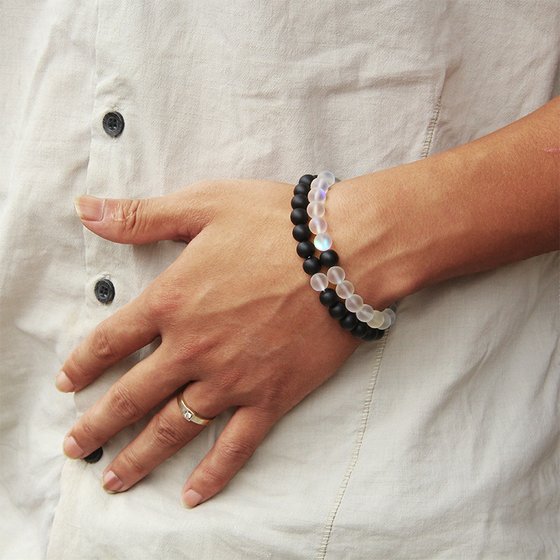Beaded Design Ethnic Style Geometric Natural Stone Bracelets In Bulk