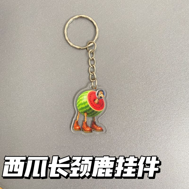 Douyin ホットエッセンス外国山海経アクリル海の怪物面白い抽象キーホルダーインターネット有名人ペンダントギフト|undefined