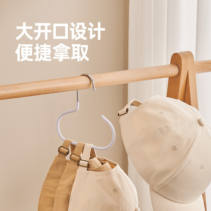 Ecoco sombrero almacena artefactos domésticos dormitorio armario percha de ropa gorra gancho estante multifuncional