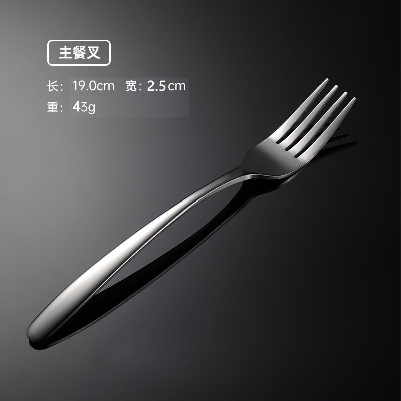 エン410ステンレスの重厚で優雅なナイフとフォークのスプーンの西洋食器のホテルの用品の多規格の越境の鏡面は投げます。|undefined