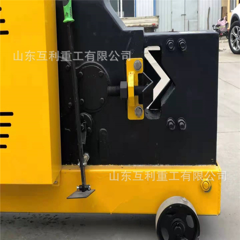 全自动扁铁截断机 钢筋切粒剪断机 63型角铁剪切机