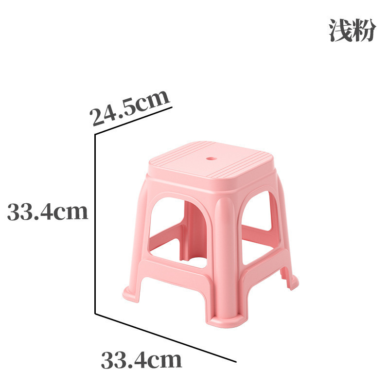 家用登高凳子方圆凳40cm45cm高熟胶方凳板凳熟胶大号朔料熟料便携|undefined