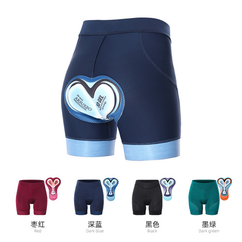New cycling underwear for women's sports and fitness three-point shorts, comfortable summer tight-fitting, high-elastic, breathable and sweat-absorbent