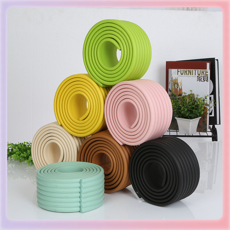 ✅ Tongue 2m W-Type Kindergarten Corner Anti-Collision Strip Baby Soft Bag Household Protection Strip Kidsren's Anti-Collision Corner Batch
