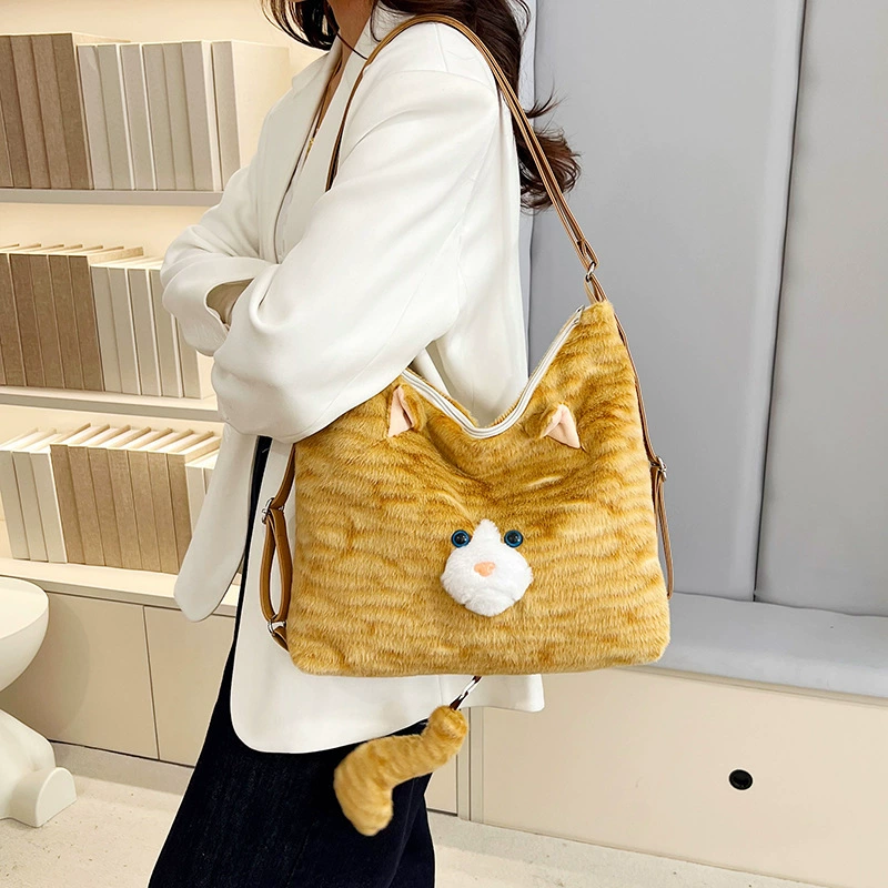 Demi-season cute shoulder bag, capacious backpack one shoulder