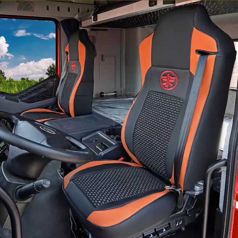 解放JH6座椅套 J6P2.0 J6L四季全包坐垫套龙VH悍V鳞V陆V皮革冰丝