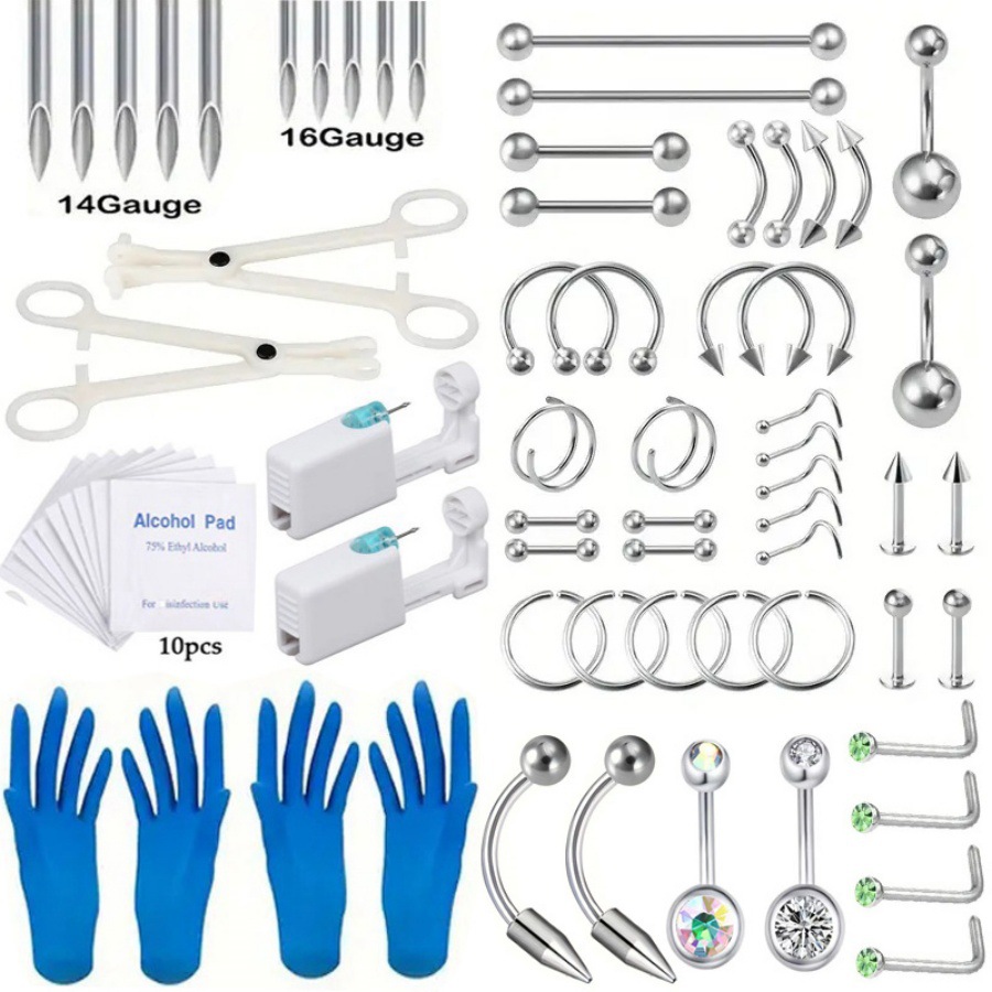 Europäischer Piercing Schmuck Aus Titanstahl Für Nase Und Lippe_voghion.com