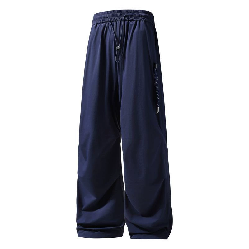 Трансграничная версия уличных десантников комбинезонов для мужчин и женщин ранней весной новый тренд свободные повседневные складки широкие спортивные штаны