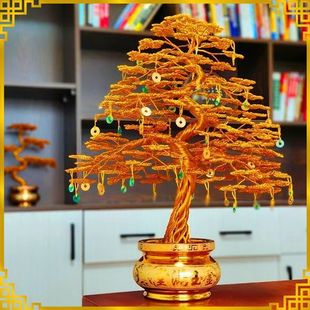 Decorations and ornaments handmade cash tree fortune tree living room office housewarming business send weidong